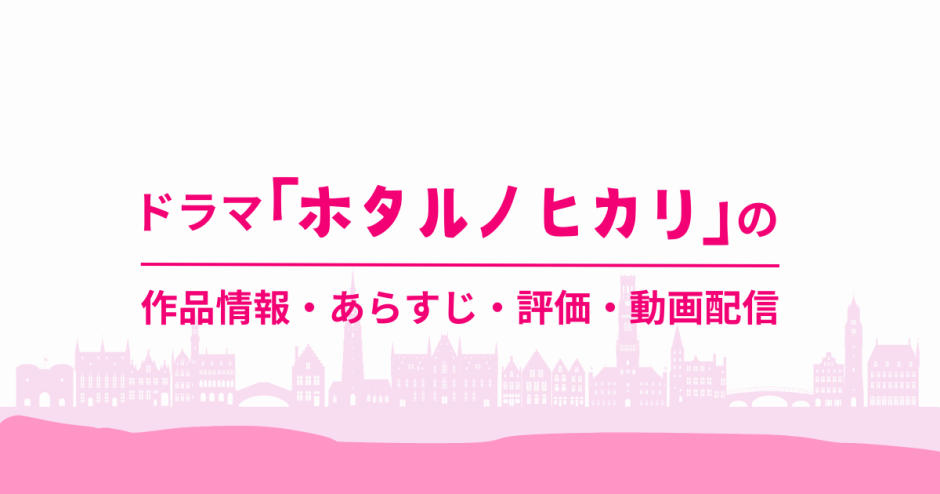 ドラマ「ホタルノヒカリ 」の作品情報・あらすじ・評価・動画配信