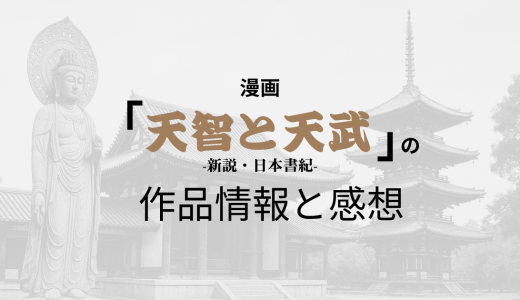 漫画「天智と天武-新説・日本書紀-」の作品情報と感想