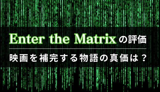 Enter the Matrixの評価｜映画を補完する物語の真価は？