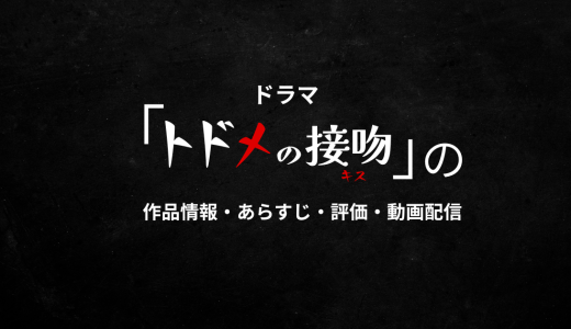 ドラマ「トドメの接吻」の作品情報・あらすじ・評価・動画配信